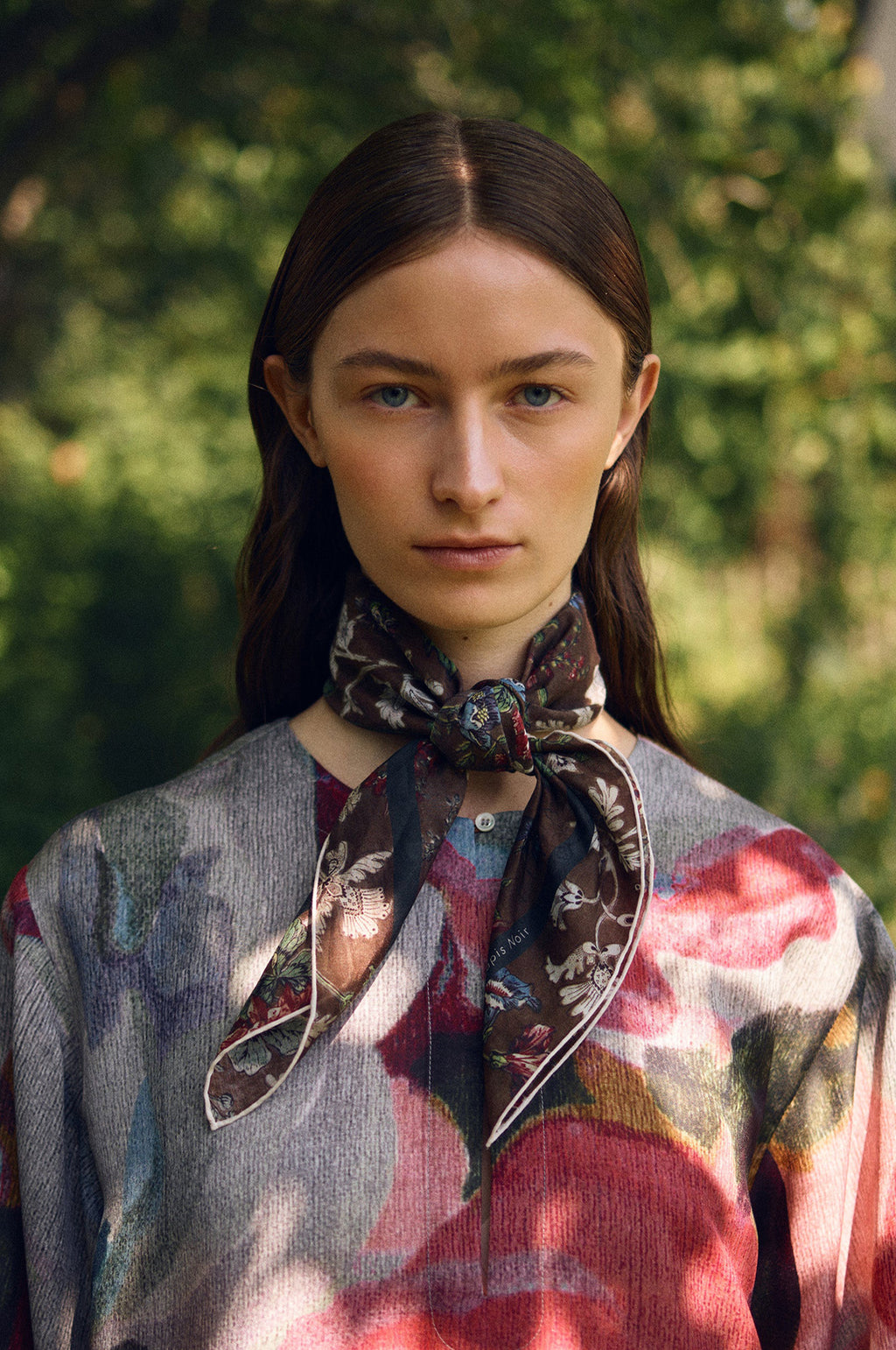 Light Eliza Scarf Brown