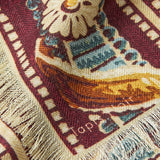 Wool Small Gabby Scarf Bordeaux