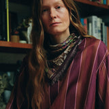 Wool Small Gladys Scarf Brown