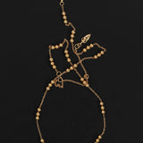 Alba Station Chain Necklace Gold