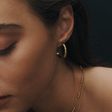 Alba Station Chain Necklace Gold