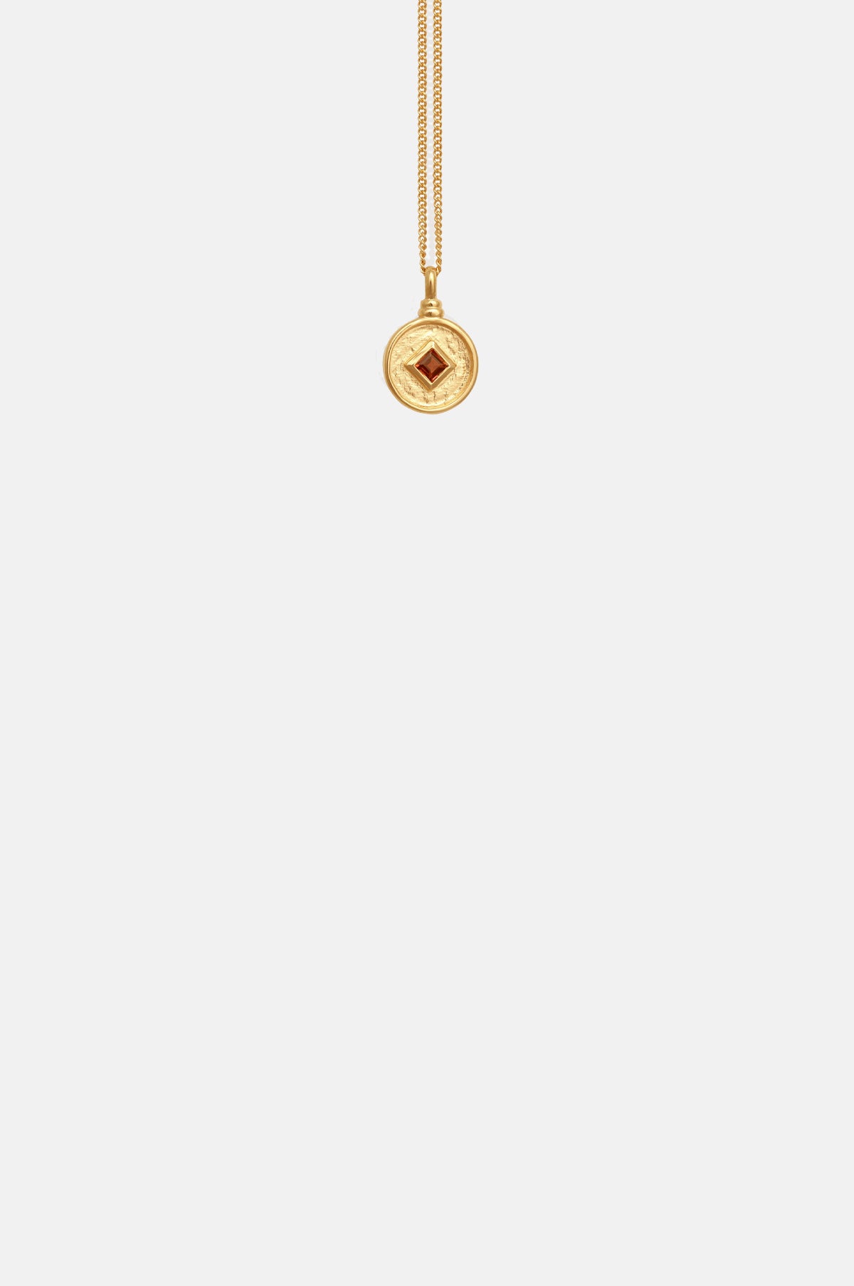 Temple of the Sun Blaze Coin Necklace Gold.