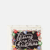 The First Snow Ornament Merry Christmas Holiday Greeting Card.
