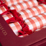Red Gingham Christmas Crackers