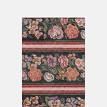 The Kensington Paperie Gertrude Ebony Wrapping Paper Set of 3 Sheets.