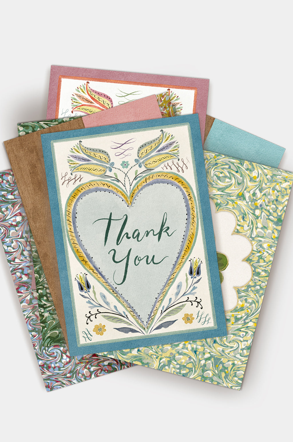 Heart's Delight Thank You Greetings Card