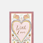 The Kensington Paperie Hearts Delight with Love Greetings Card.