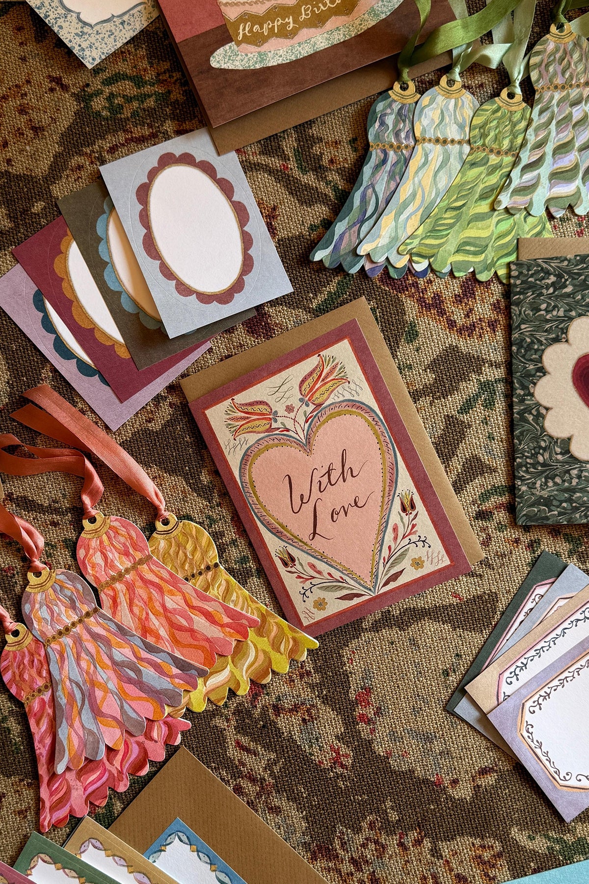 Heart's Delight with Love Greetings Card
