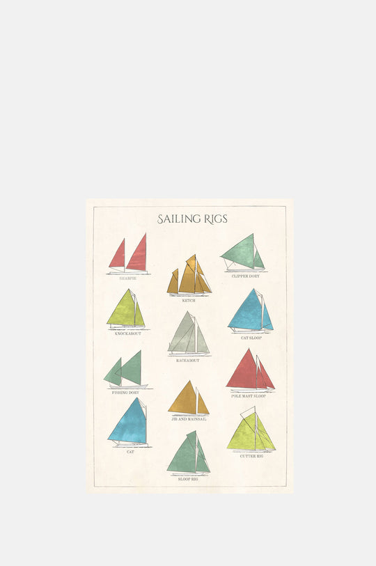 Sailing Rigs Greeting Card