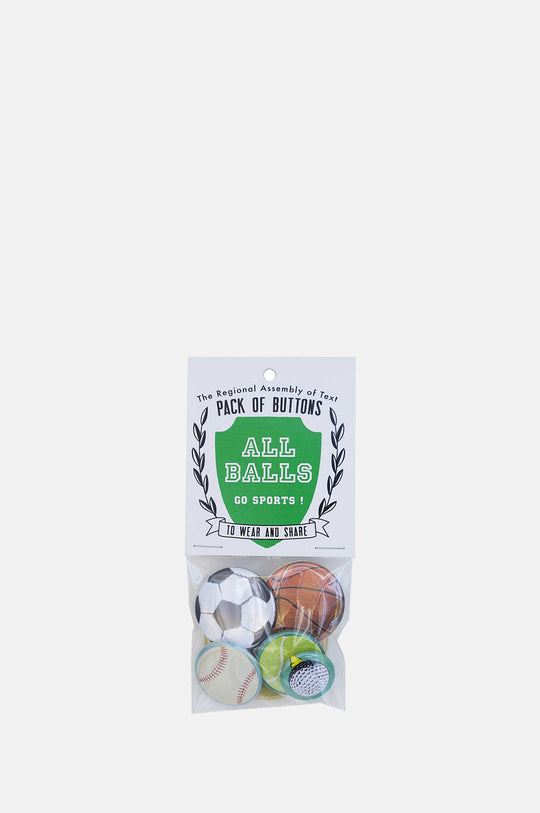 All Balls Pack of Buttons