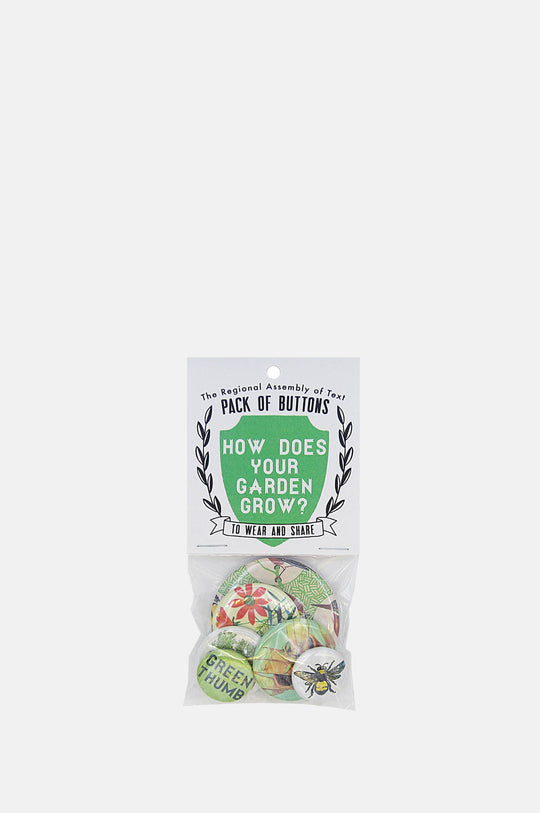 Garden Pack of Buttons