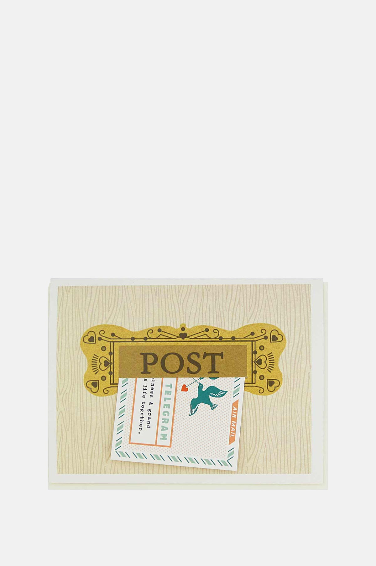 The Regional Assembly of Text Wedding Mail Card.