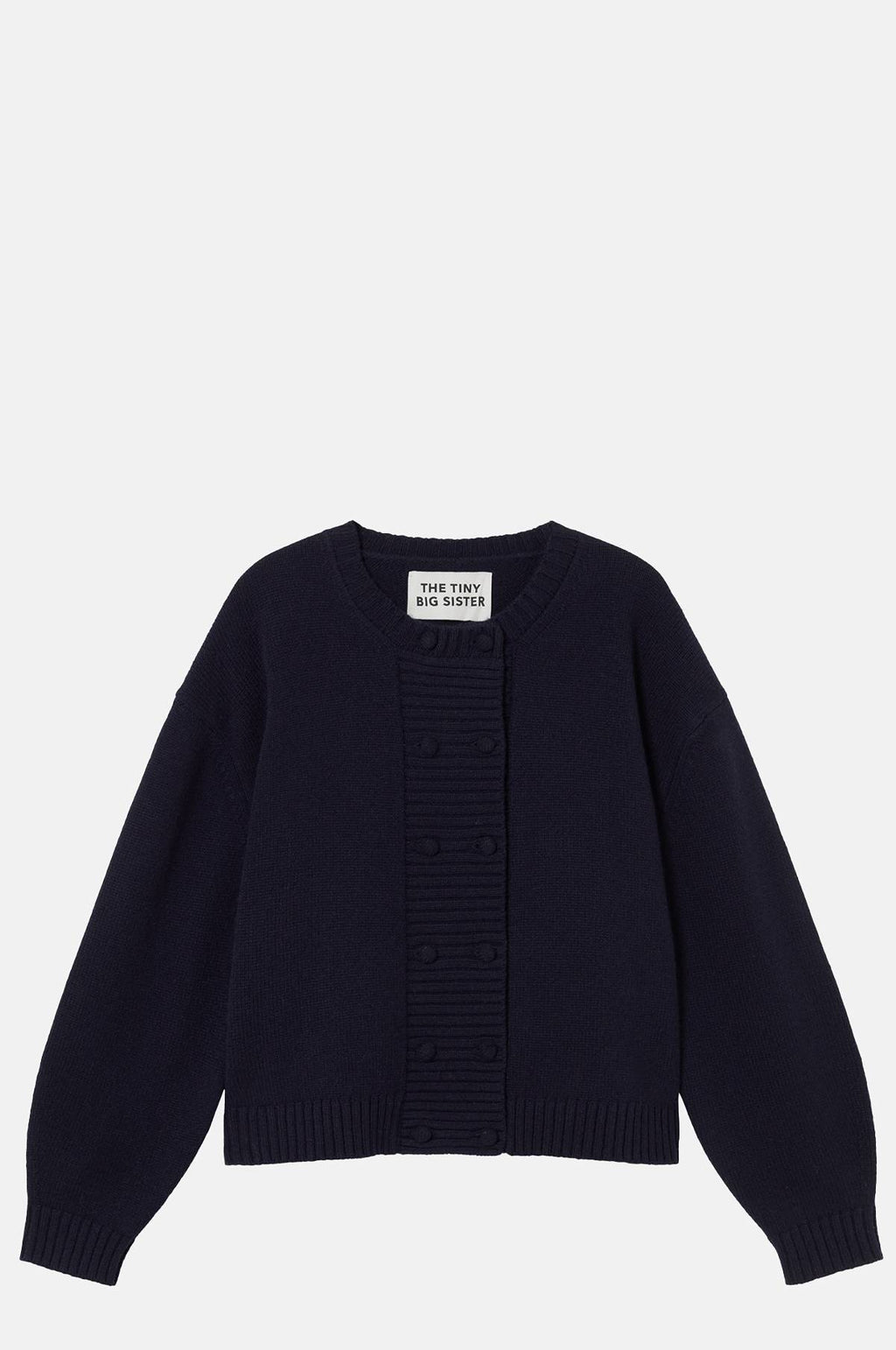 The Tiny Big Sister Buttoned Cardigan.
