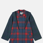 The Tiny Big Sister Check Hood Trench Coat.