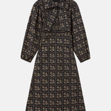The Tiny Big Sister Dots Flowers Smock Dress.