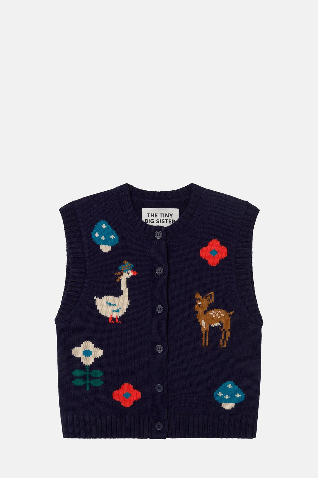 The Tiny Big Sister Fall Vest.