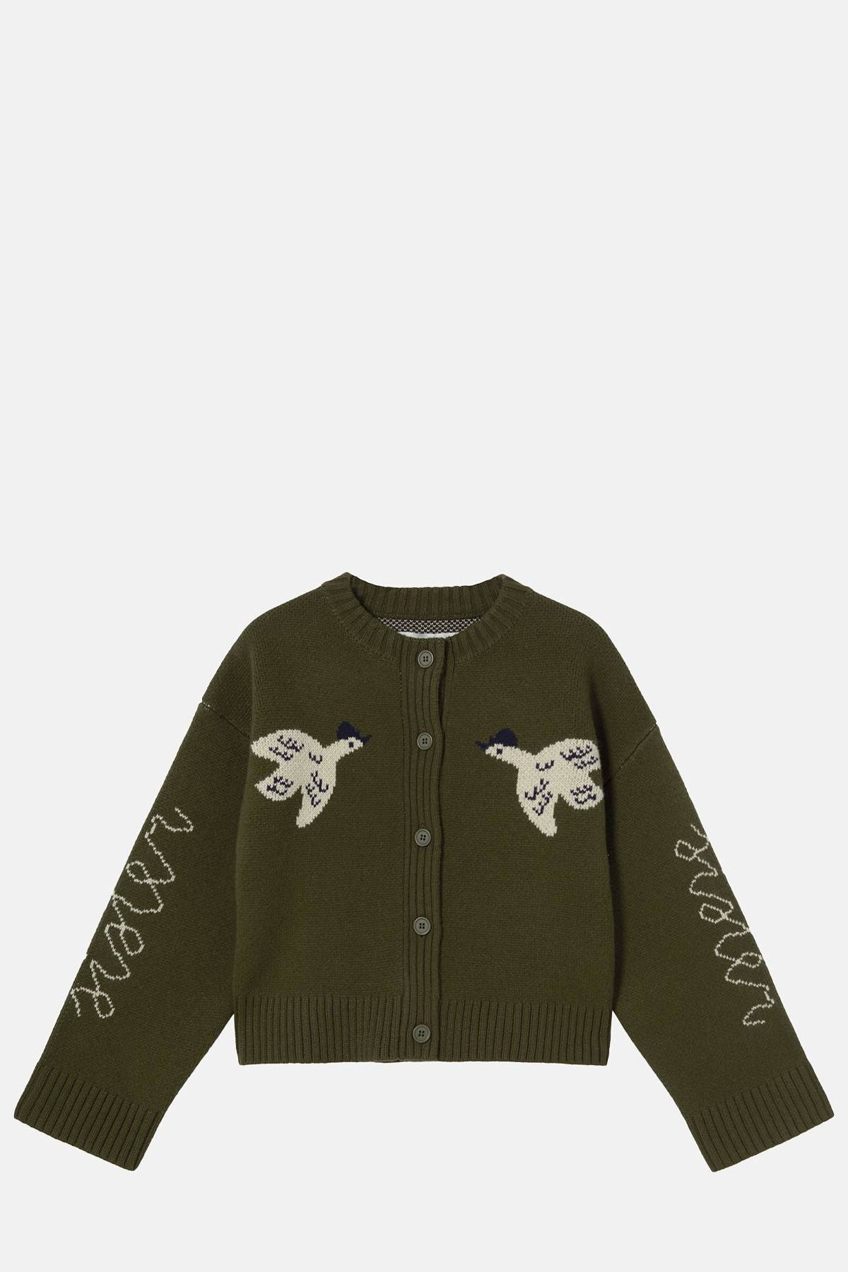 The Tiny Big Sister Geese Cardigan.
