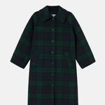 The Tiny Big Sister Long Check Coat.