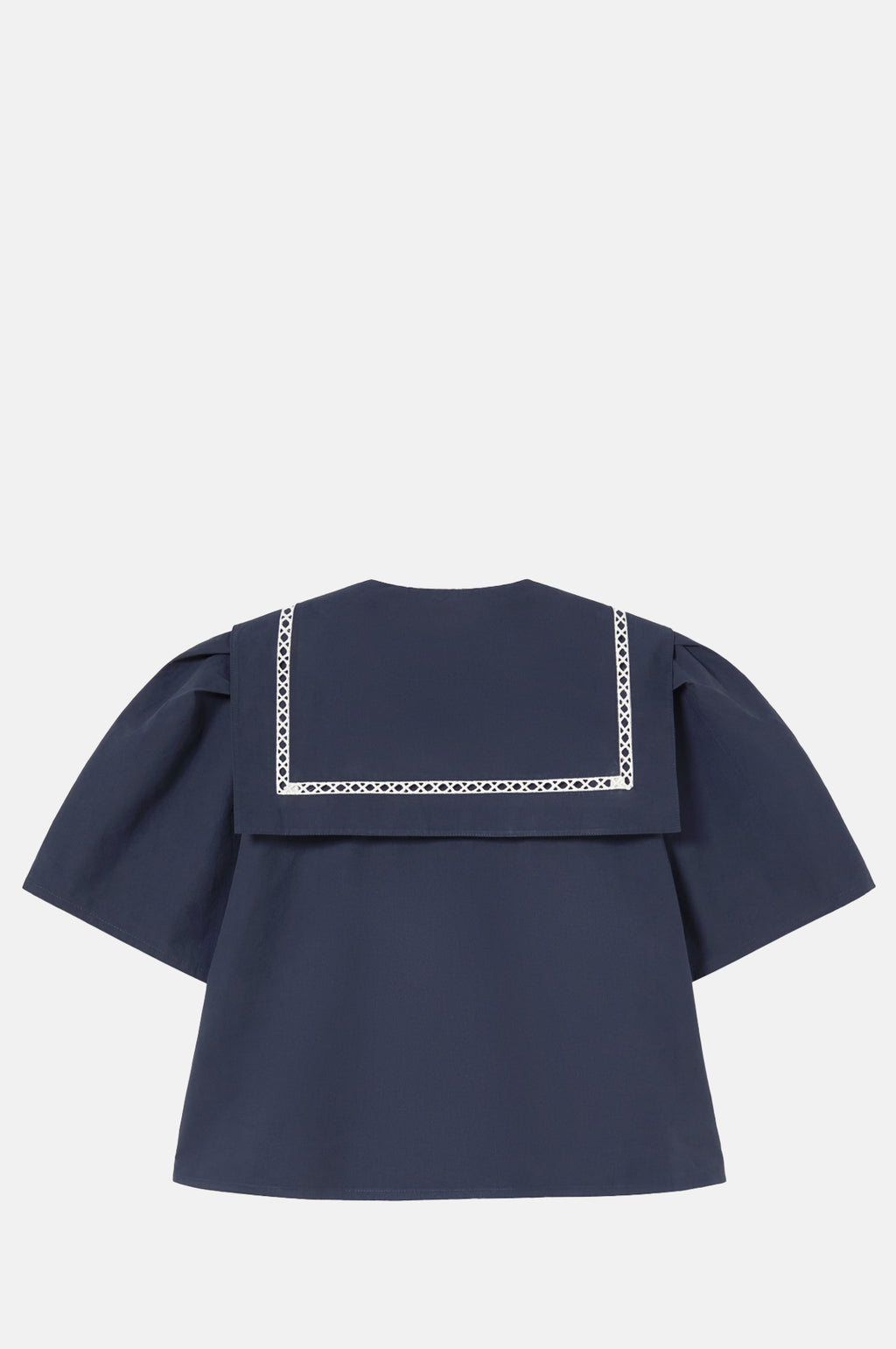 Sailor Neck Blouse Navy