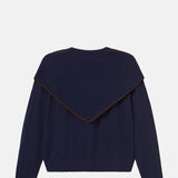 Scarf Neck Lara Cardigan Navy