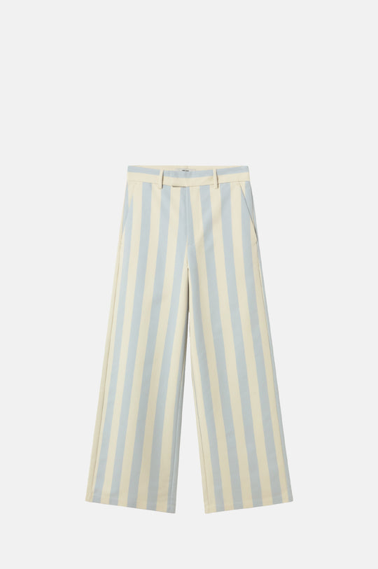 Striped Trousers Denim Blue/Ivory