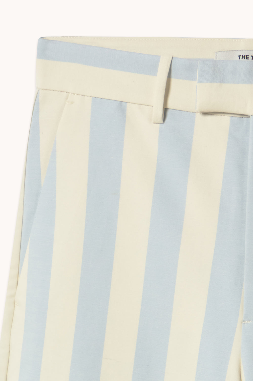Striped Trousers Denim Blue/Ivory