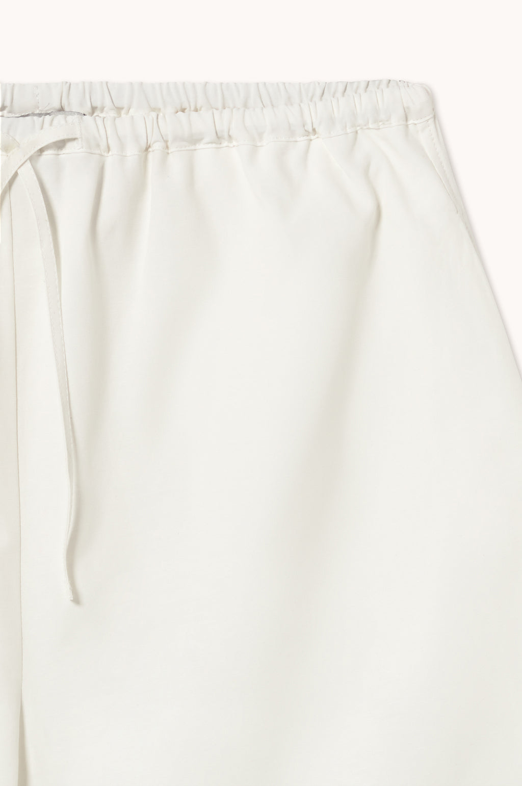 Stripes Elasticated Shorts Off White