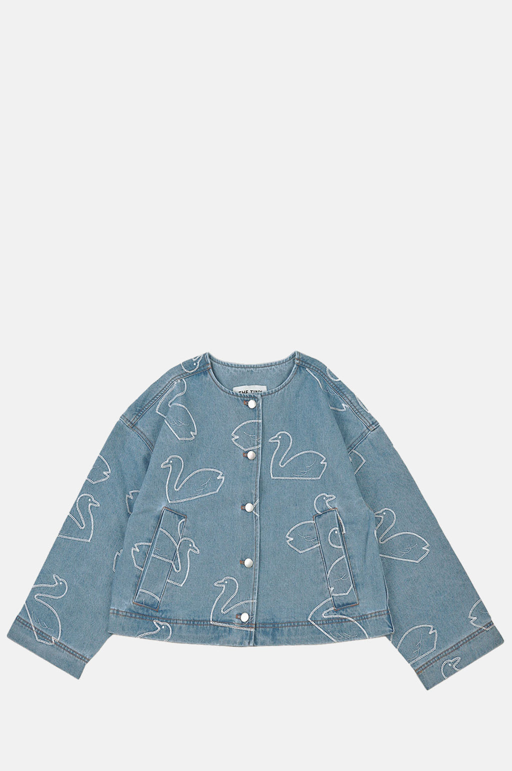 The Tiny Big Sister Swans Cropped Jacket.