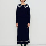 Volume Skirt Navy