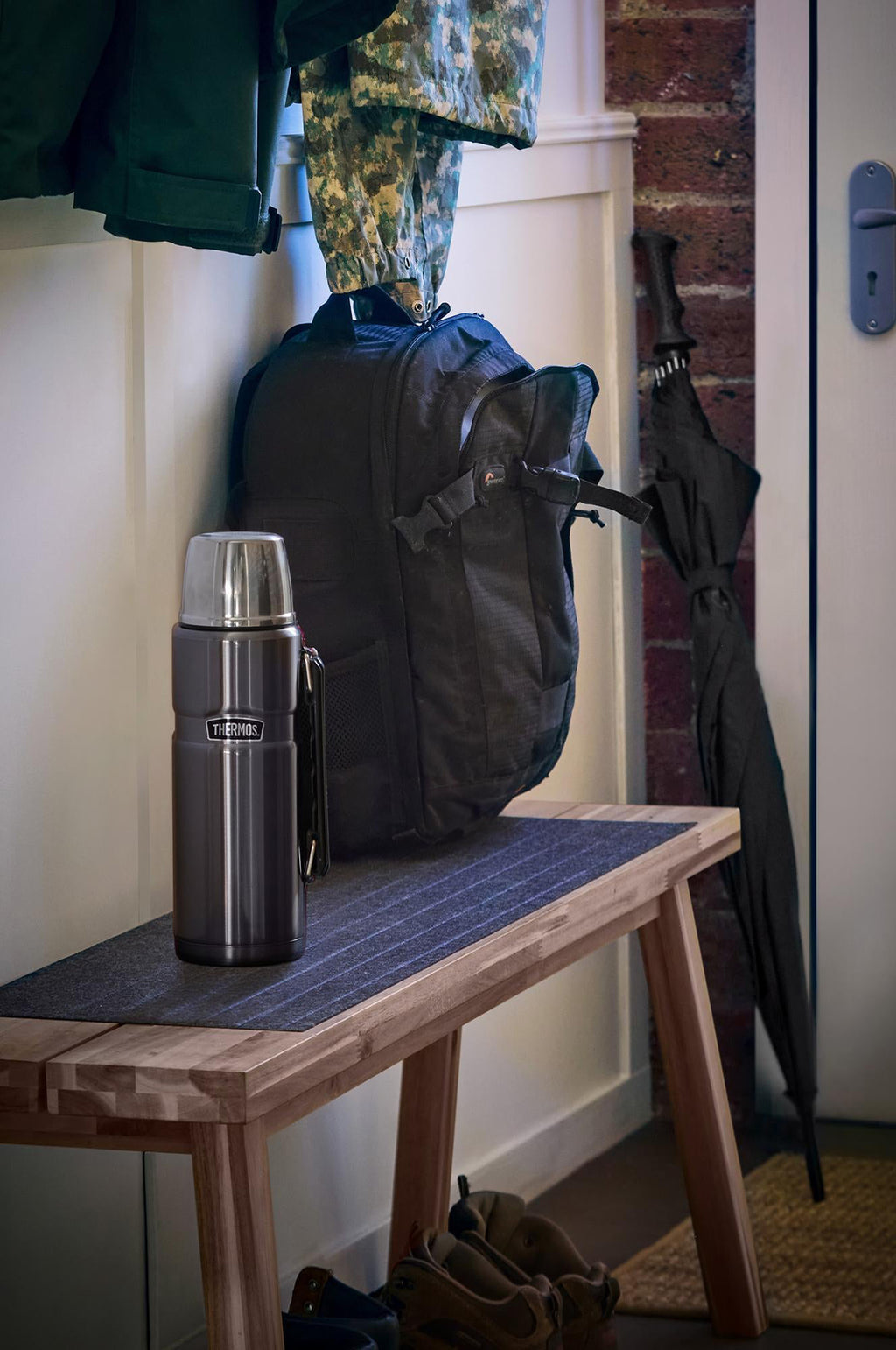 Stainless King 1.2L Flask Gun Metal