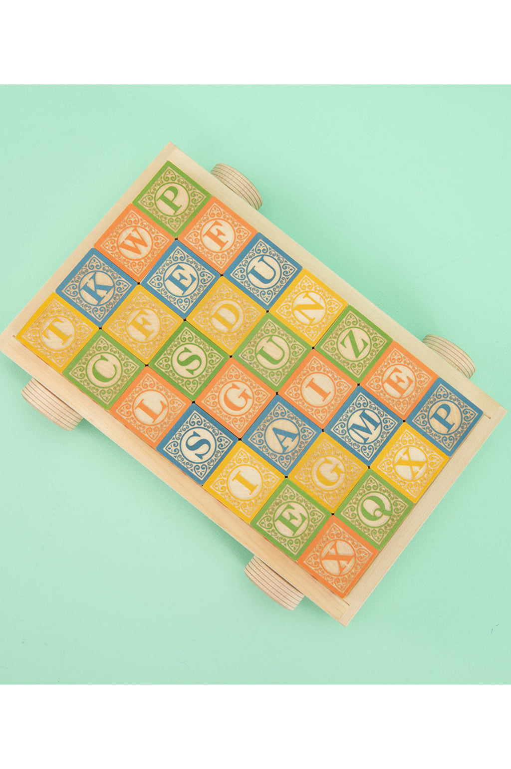 Classic ABC Blocks with Wagon