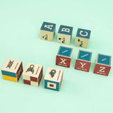 Nautical Blocks with Canvas Bag