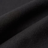 Pleated Track Pant Brushed Moleskin Black