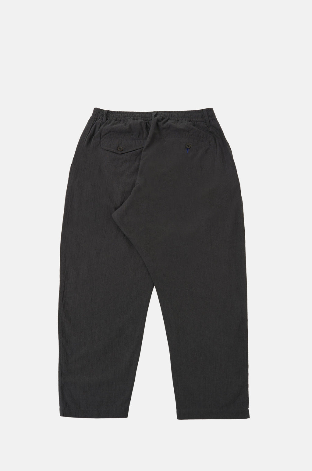 Pleated Track Pant Seattle Cotton Charcoal