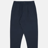 Universal Works Pleated Track Pant Twill Navy.