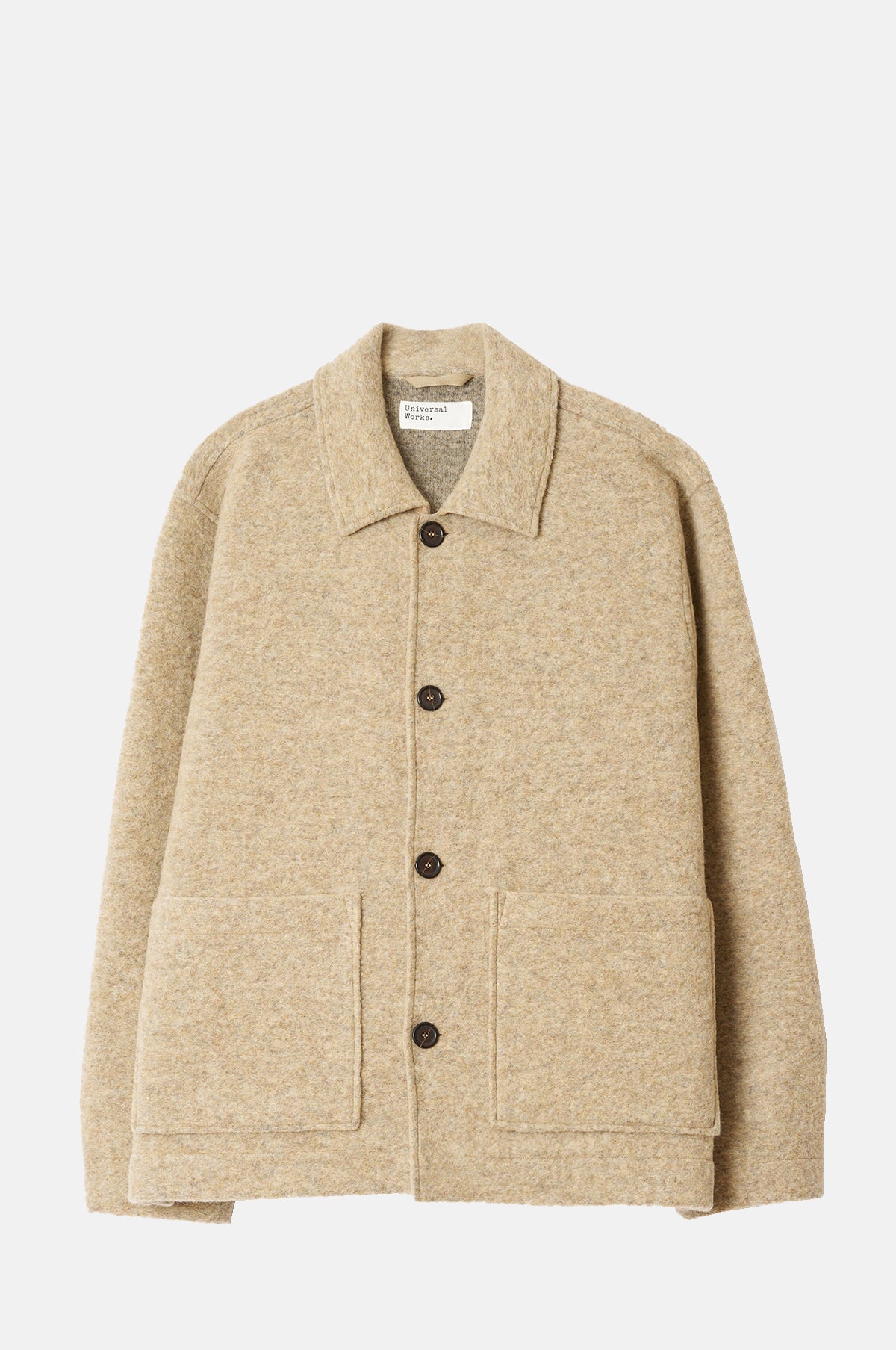 Universal Works Rams Jacket Fawn.