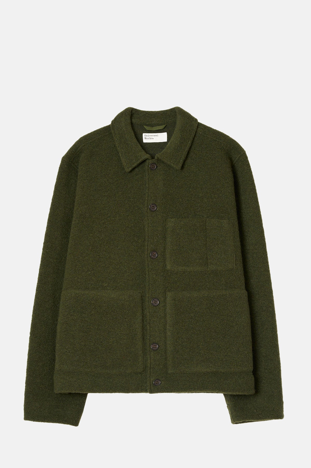 Universal Works Uniform Jacket Olive.