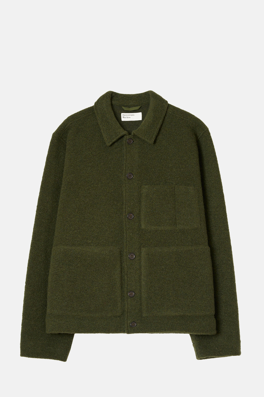 Universal Works Uniform Jacket Olive.