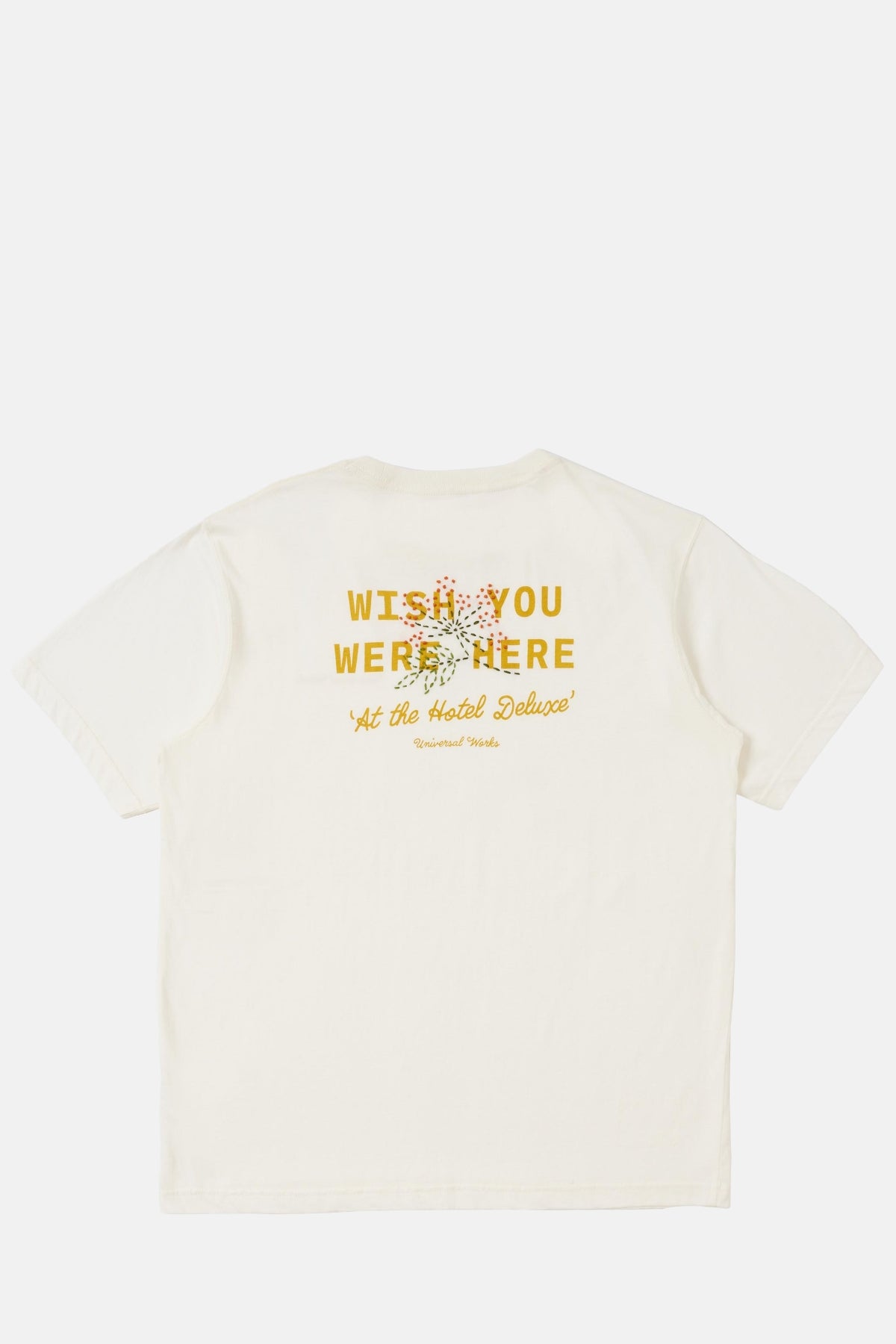 Wish You Were Here Tee Ecru