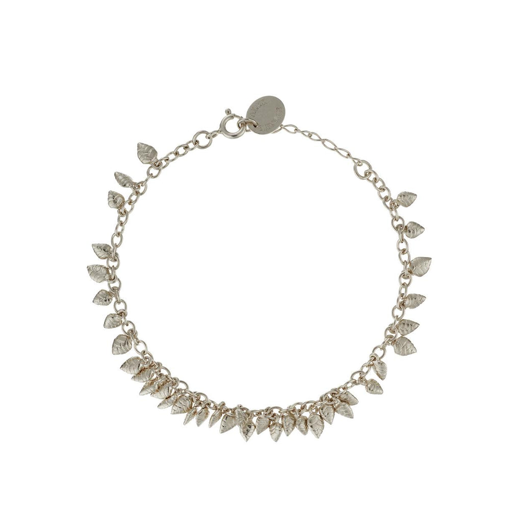 A.M. Quaking Grass Multi-Seed Bracelet Silver