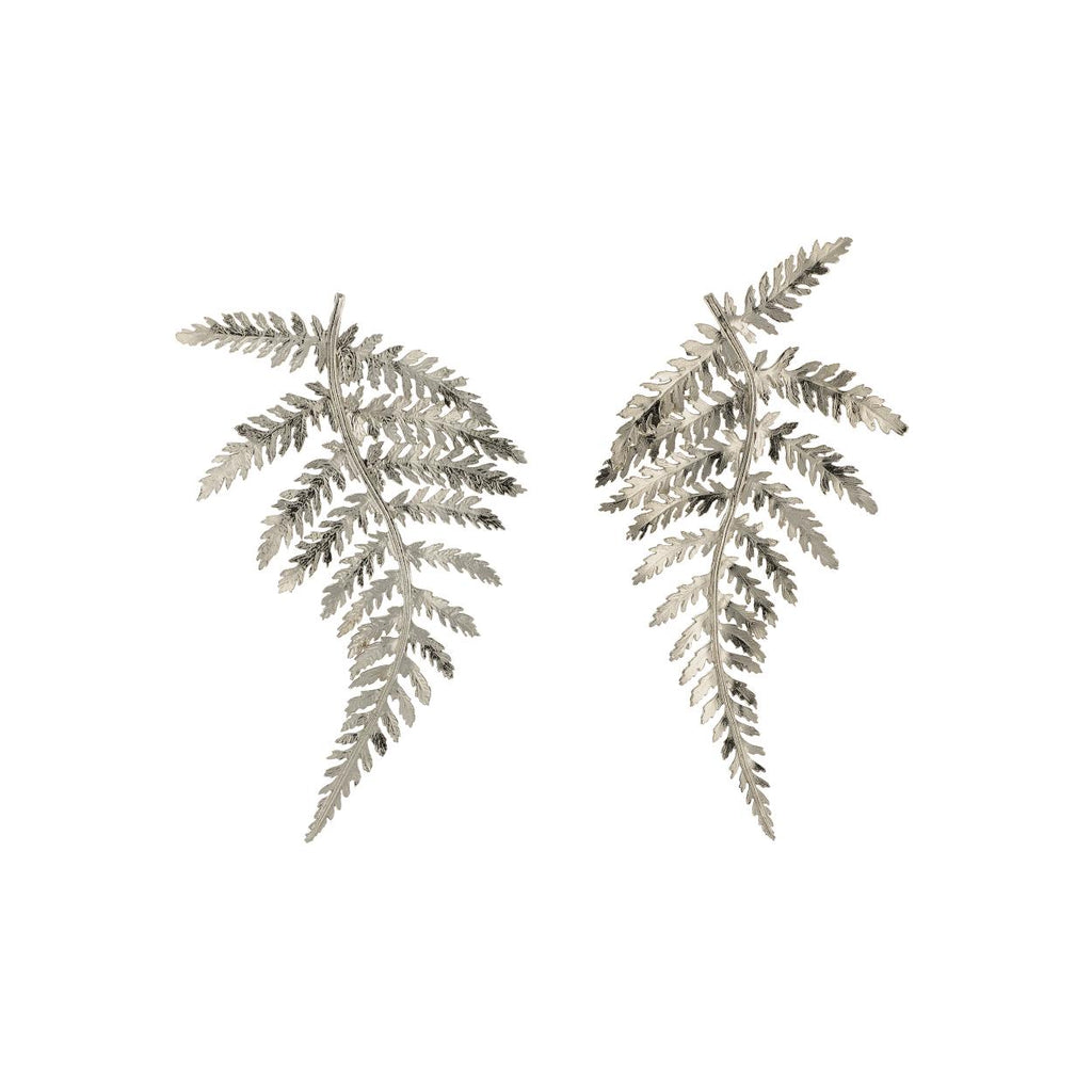 A.M. Statement Fern Earrings Silver