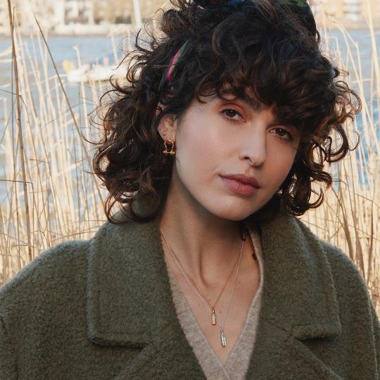 A.M. “Not To Be Taken” Poison Bottle Necklace Gold