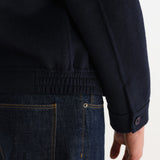 Hamblin Jacket Double Face Check Navy