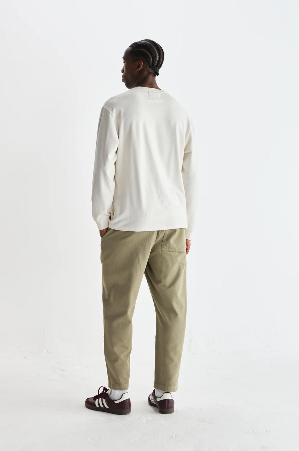 Hayden L/S Tee Jolt Ecru