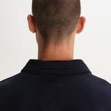Reeve Quarter Zip Sweatshirt Washed Navy