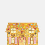 Western Sketch Gingerbread House Advent Calendar Christmas Card.