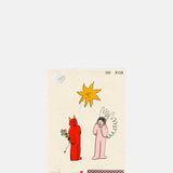 Wish Card Studios Angel Devil Flowers Wish Card.