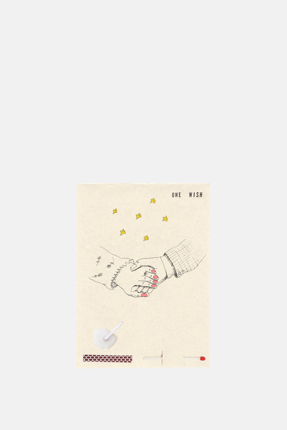 Wish Cards Holding Hands Wish Card.