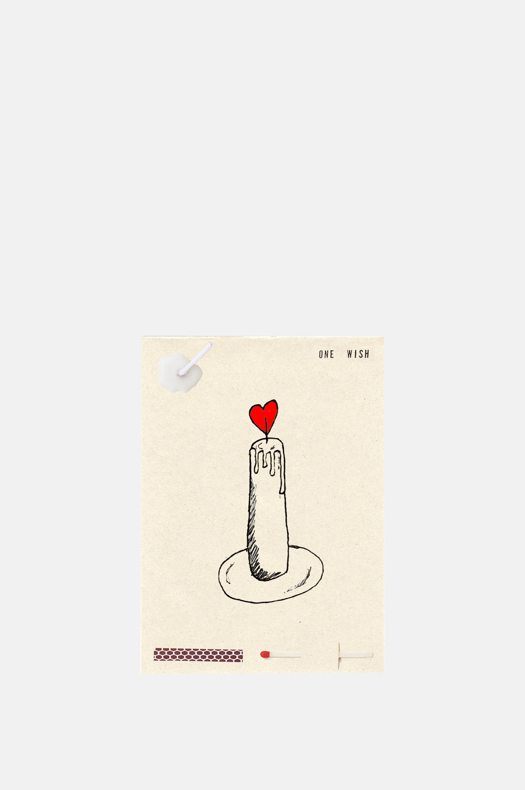Wish Cards Love Candle Wish Card.