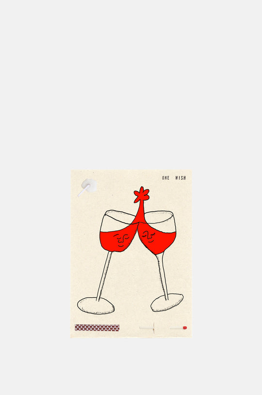 Wine Cheers Wish Card